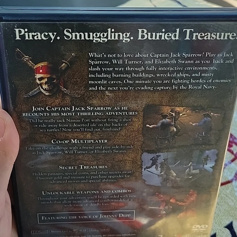 Pirates of the Caribbean: The Legend of Jack Sparrow for the PlayStation 2